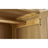 Memphis Limed Oak 2 Door 1 Drawer Wardrobe