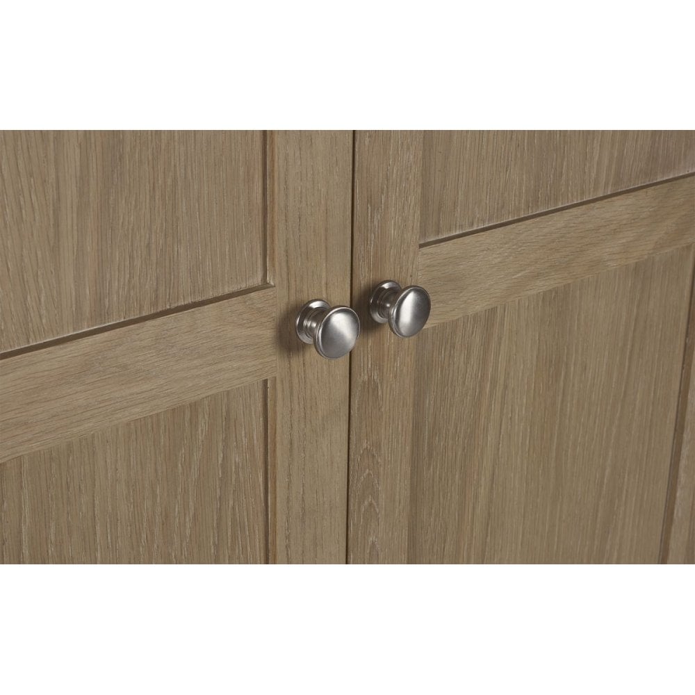 Memphis Limed Oak 2 Door 1 Drawer Wardrobe