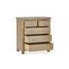 Memphis Limed Oak 3 + 2 Drawer Chest