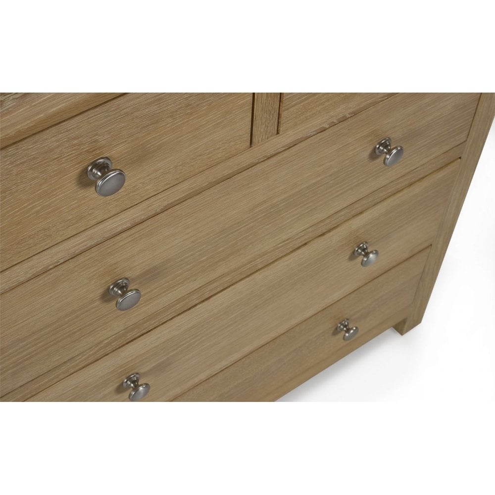 Memphis Limed Oak 3 + 2 Drawer Chest