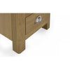 Memphis Limed Oak 3 Drawer Bedside