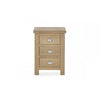 Memphis Limed Oak 3 Drawer Bedside