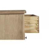 Memphis Limed Oak 6 Drawer Wide Chest