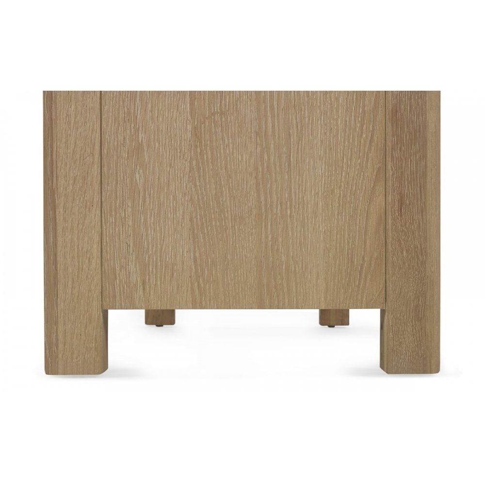 Memphis Limed Oak 6 Drawer Wide Chest
