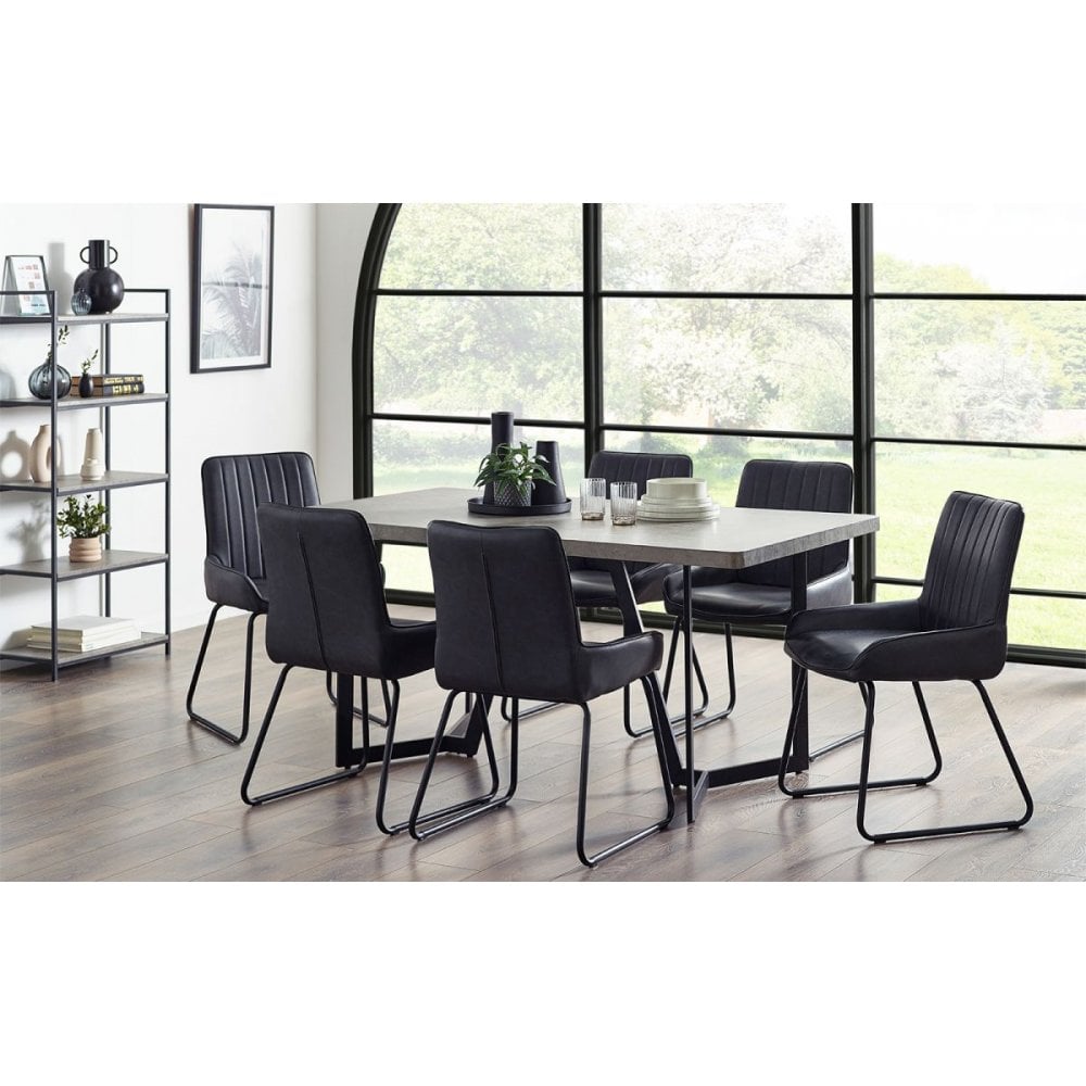 Miller Concrete Effect Dining Table