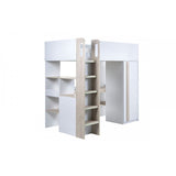 Ocean Highsleeper Pale Wood & White