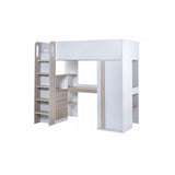 Ocean Highsleeper Pale Wood & White