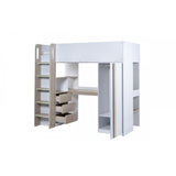 Ocean Highsleeper Pale Wood & White