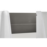 Parsec Bunk Bed Taupe & White