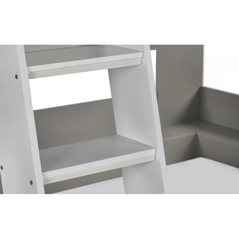 Parsec Bunk Bed Taupe & White