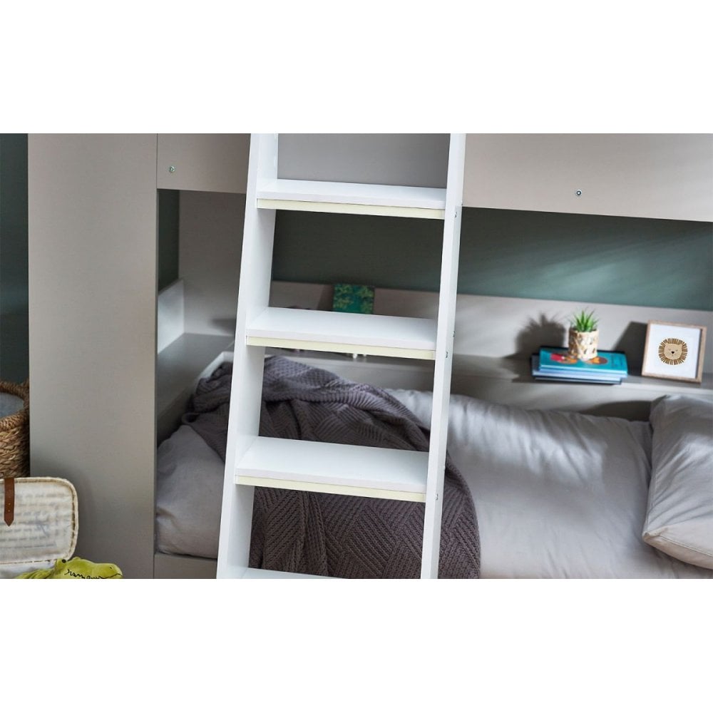 Parsec Bunk Bed Taupe & White