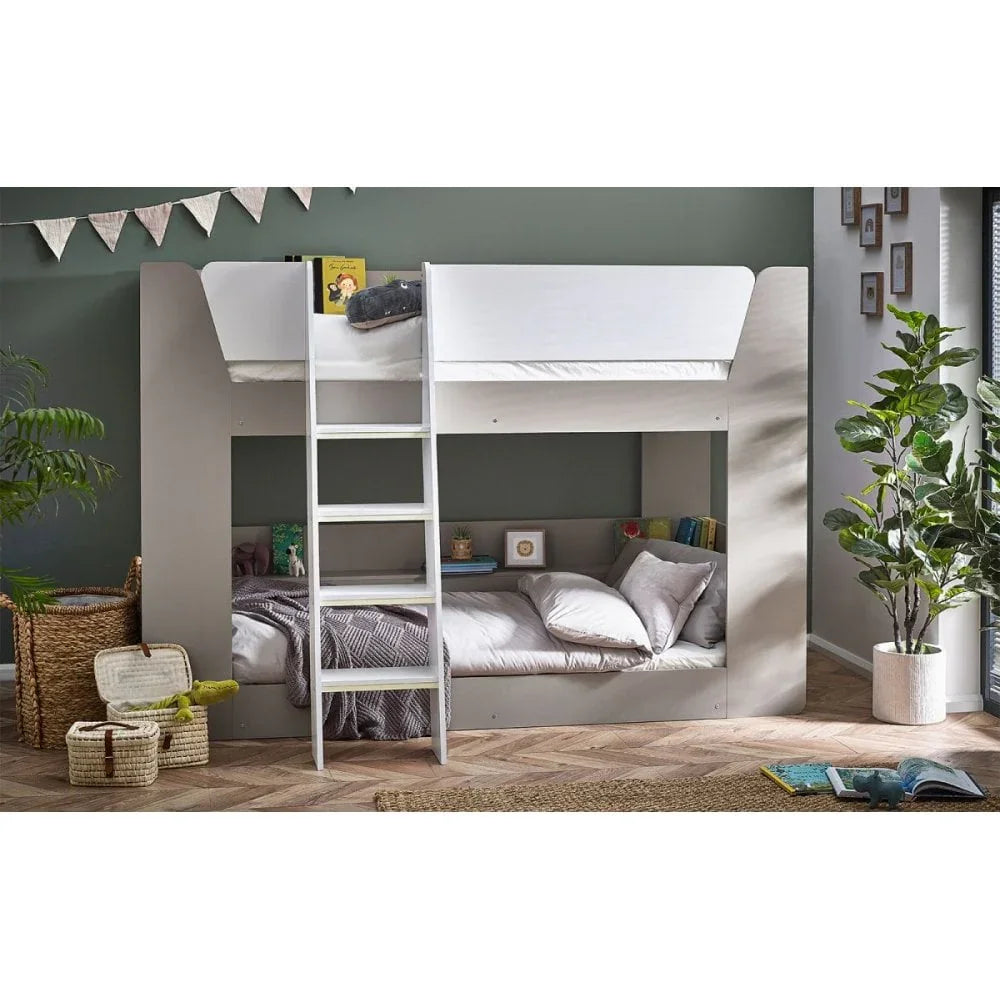 Parsec Bunk Bed Taupe & White