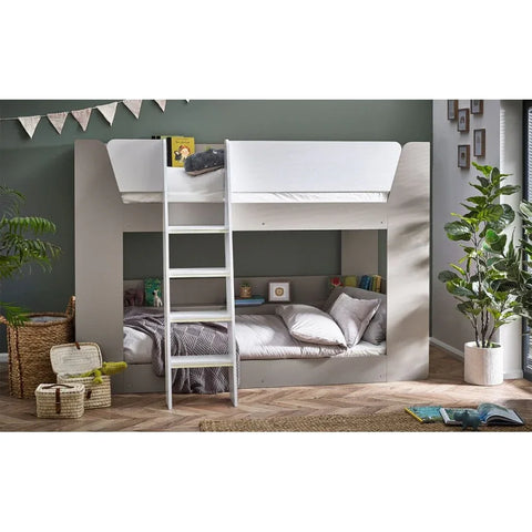 Parsec Bunk Bed Taupe & White