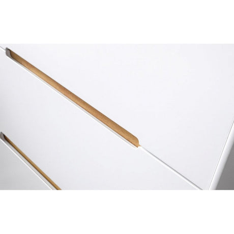 Alicia 2 Drawer Bedside White