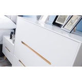 Alicia 5 Drawer Chest White