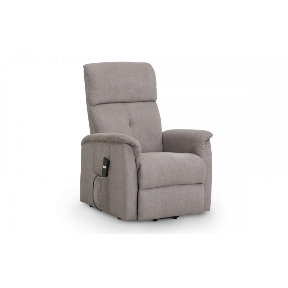 Ava Rise And Recline Chair Taupe Fabric