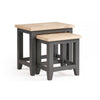 Bordeaux Nest Of Tables Dark Grey