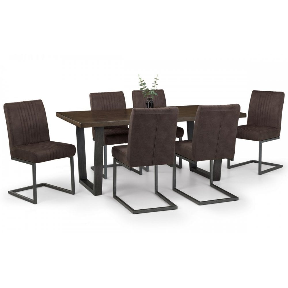 Brooklyn Dining Table - Dark Oak