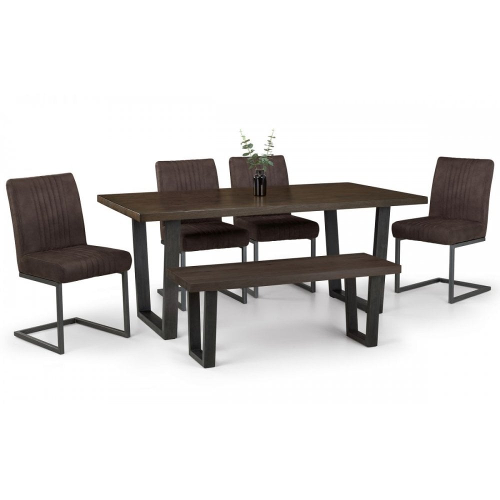 Brooklyn Dining Table - Dark Oak