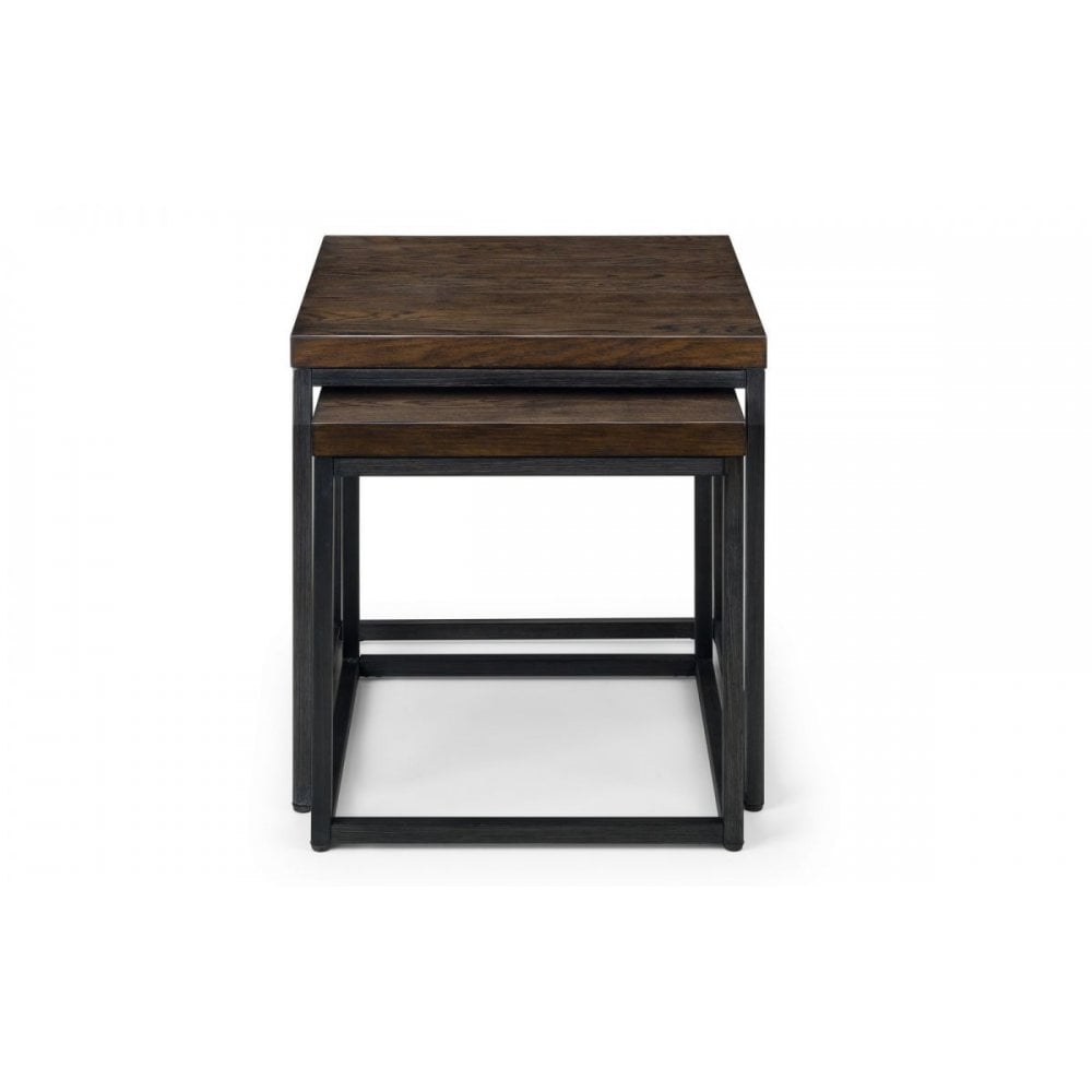 Brooklyn Nesting Lamp Tables - Dark Oak
