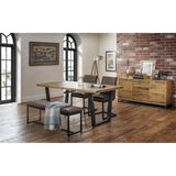 Brooklyn Upholstered Bench - Brown