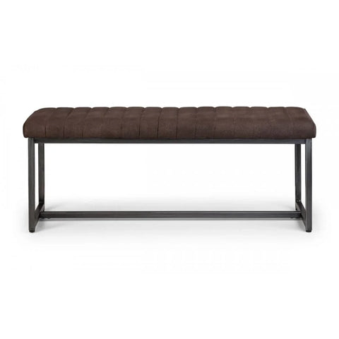Brooklyn Upholstered Bench - Charcoal