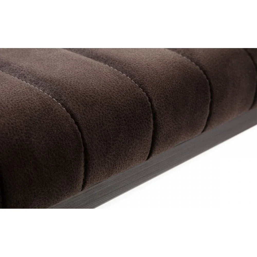Brooklyn Upholstered Bench - Charcoal