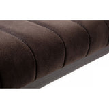 Brooklyn Upholstered Bench - Charcoal