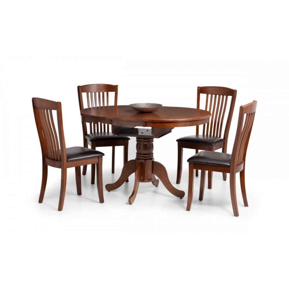 Canterbury Round To Oval Extending Table - Mahogany