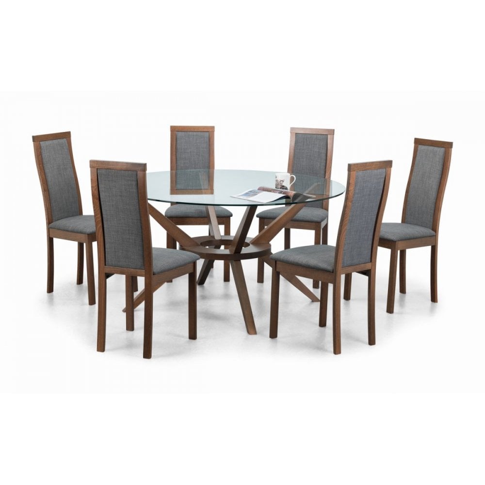 Chelsea Large 140cm Round Glass Table