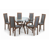 Chelsea Large 140cm Round Glass Table