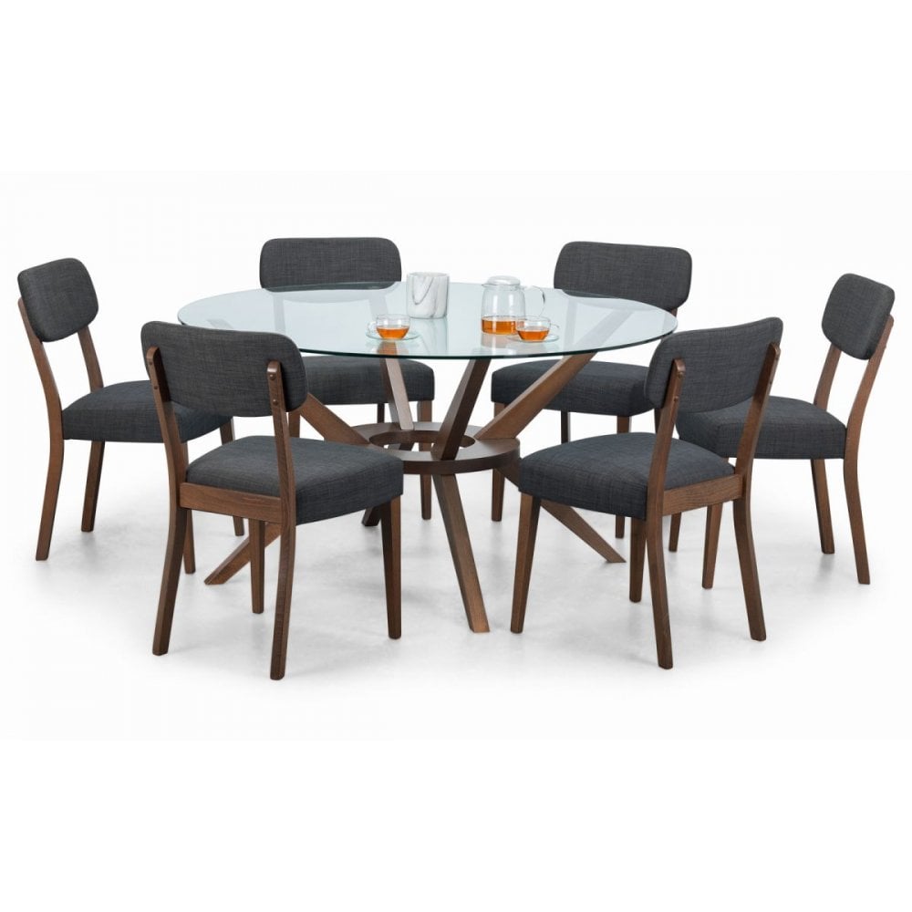 Chelsea Large 140cm Round Glass Table
