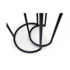 Chicago Round Nesting Side Tables Smoked Glass