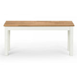 Coxmoor Bench - Ivory & Oak