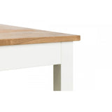 Coxmoor Rectangular Dining Table - Ivory & Oak