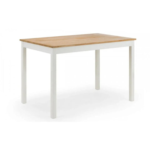 Coxmoor Rectangular Dining Table - Ivory & Oak
