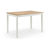 Coxmoor Rectangular Dining Table - Ivory & Oak