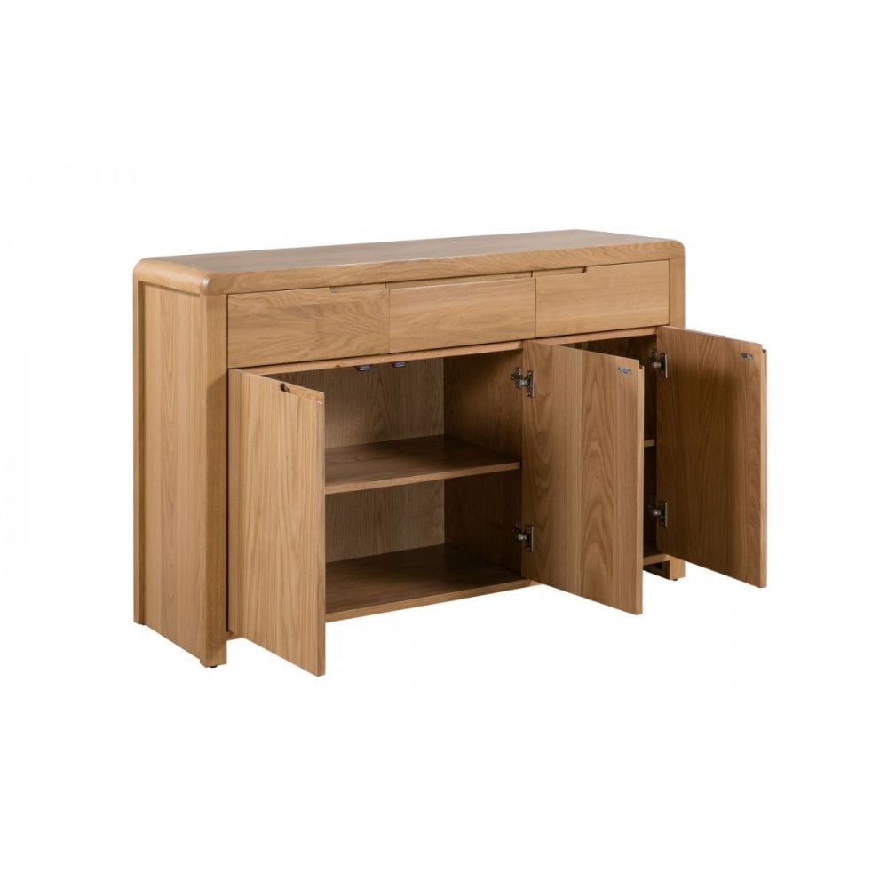Curve Oak Sideboard
