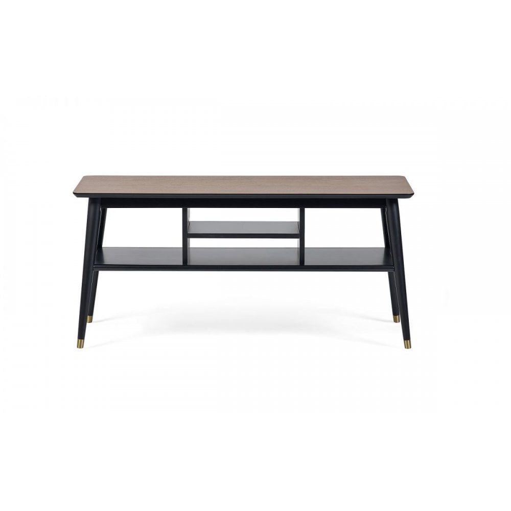 Findlay Media Unit - Walnut & Black