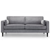 Hayward 3 Seater - Grey Chenille Fabric