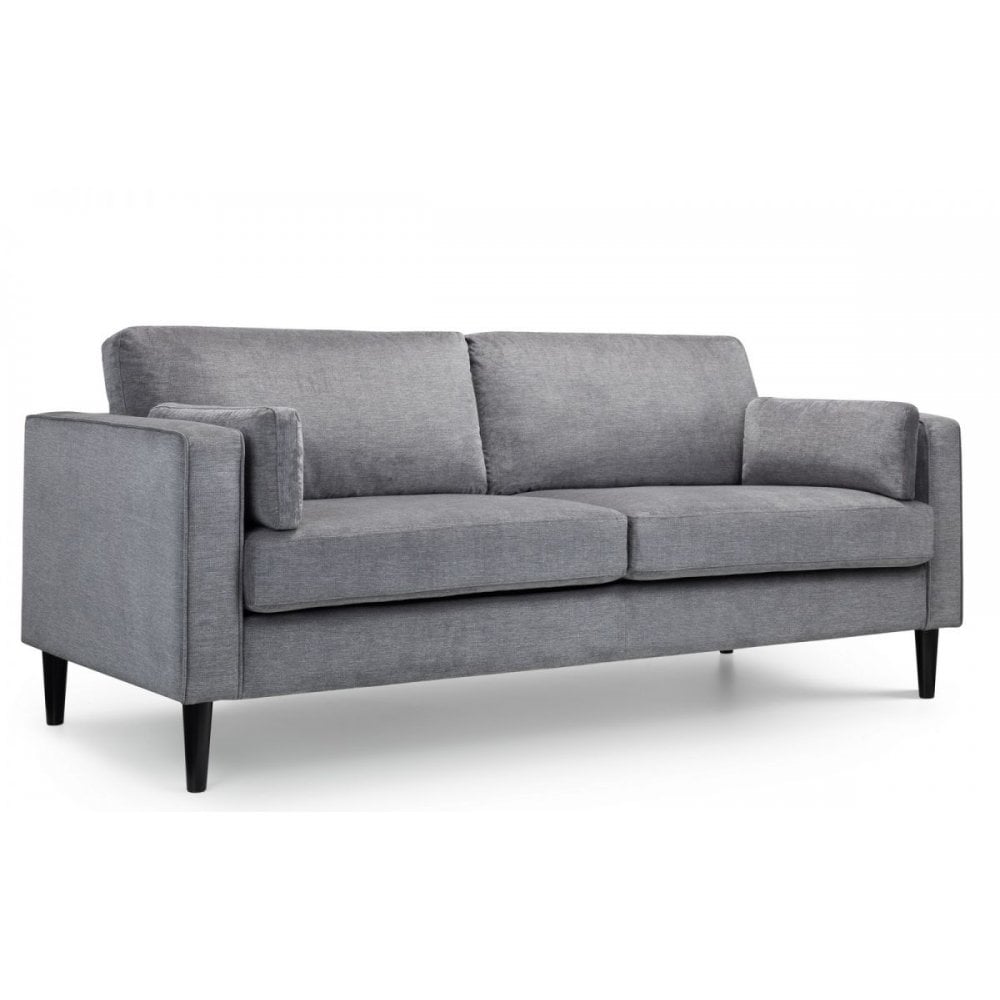 Hayward 3 Seater - Grey Chenille Fabric
