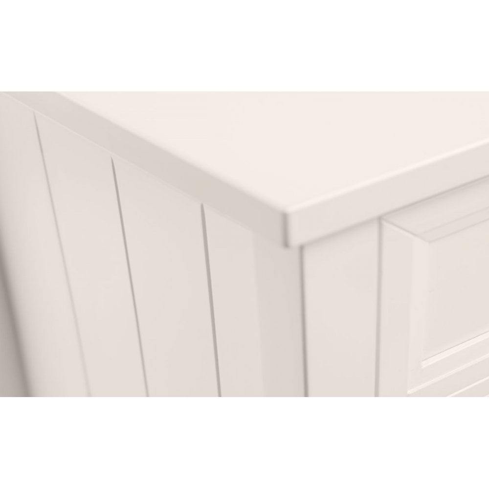 Maine 5 Drawer Tall Chest - Surf White