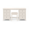 Maine Dressing Stool - Surf White