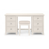 Maine Dressing Stool - Surf White