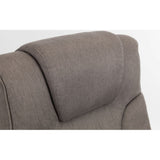 Malmo Swivel Recliner & Stool - Grey