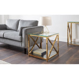 Miami Lamp Table - Gold