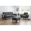 Monza Chair In Dark Grey Velvet