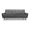 Monza Sofabed In Dark Grey Velvet