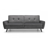 Monza Sofabed In Dark Grey Velvet