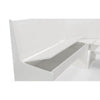 Newport Corner Dining Set With Storage Bench - Surf White